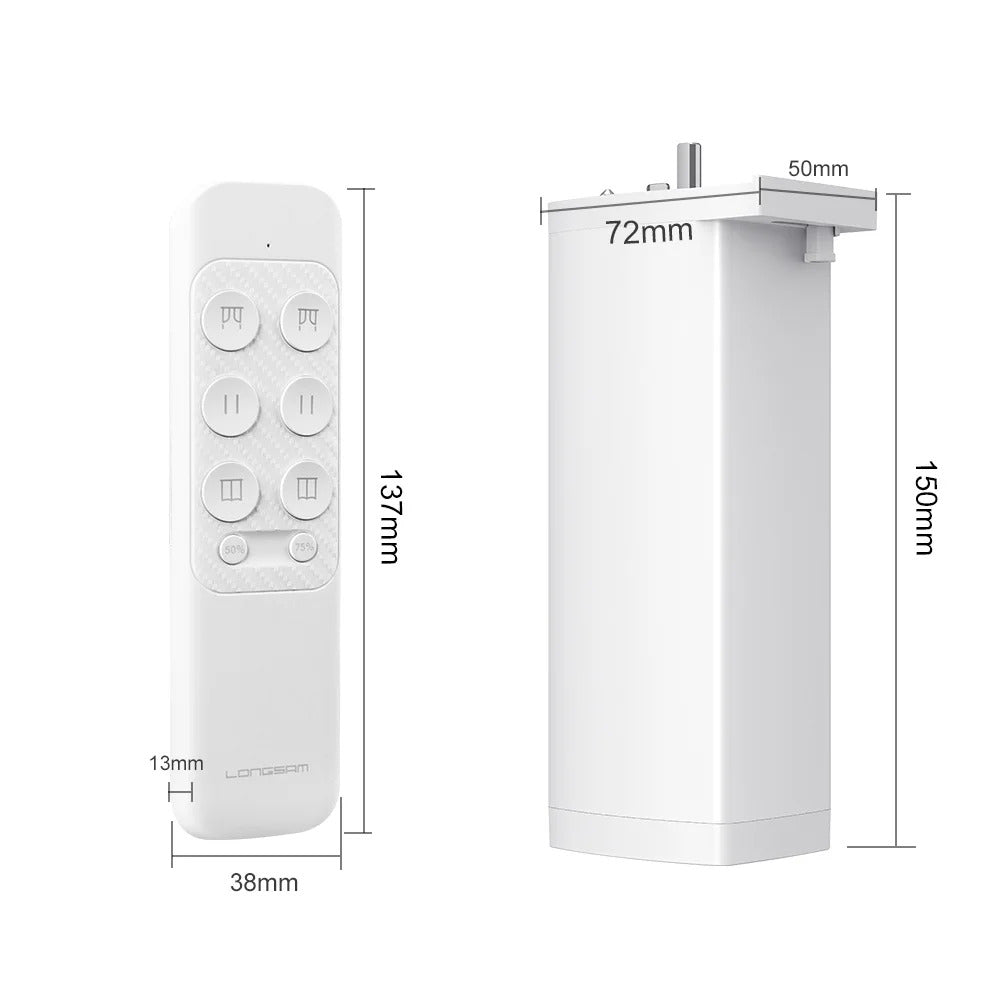 Smart life Tuya Zigbee Electric Curtain Motor automatic Intelligent Support Voice Control Tools Alexa Google Assistant 15cm size