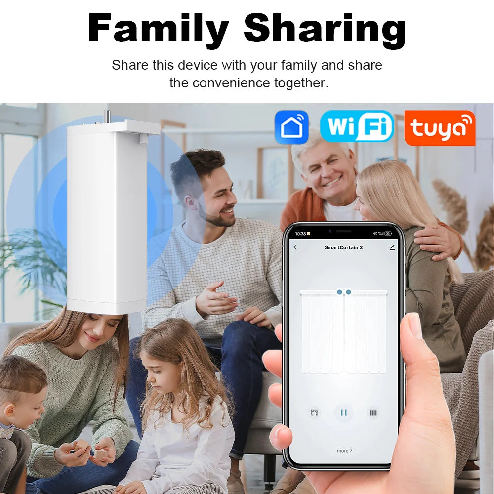 Smart life Tuya Zigbee Electric Curtain Motor automatic Intelligent Support Voice Control Tools Alexa Google Assistant 15cm size
