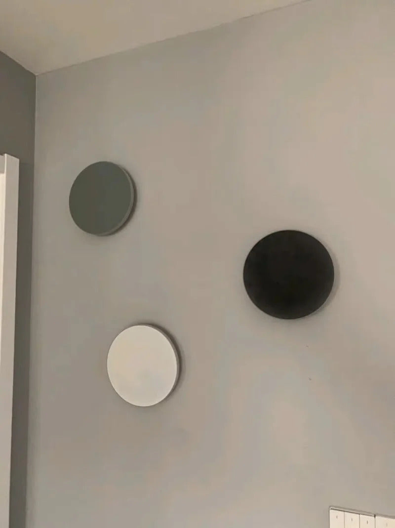 Led Round Wall Lights for Hallway Living Room Bedroom Aisle Modern Sconce Lamp Decoration Lighting Induction Switch Background