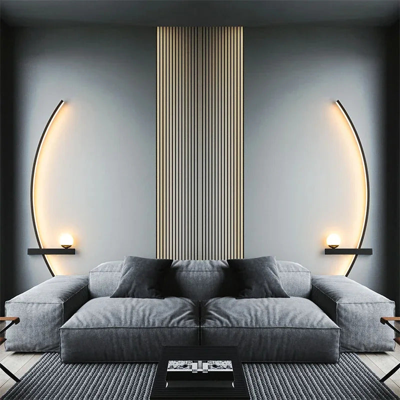 Smart LED Wall Lamp 55/105CM Remote Control Left Right Lighting Bedside Wall Sconces Bedroom Living Room Home Led Lights Lustre