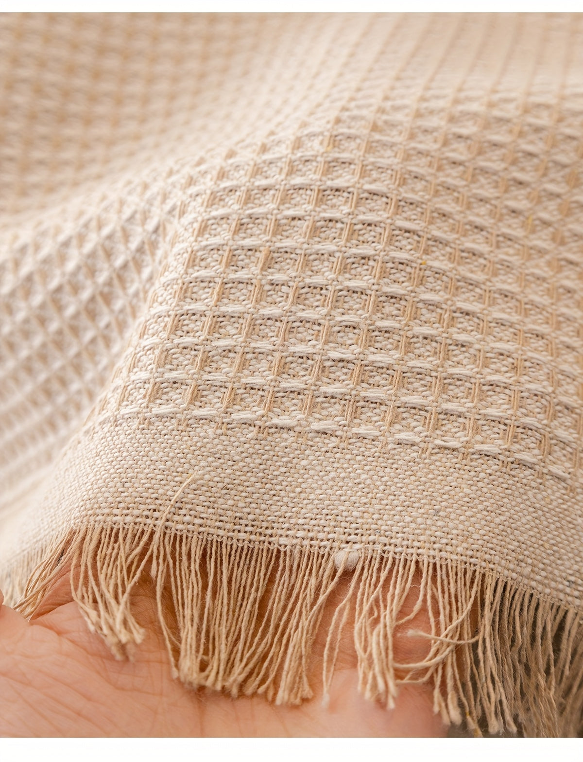 Polyester Sofa Covers with Tassels