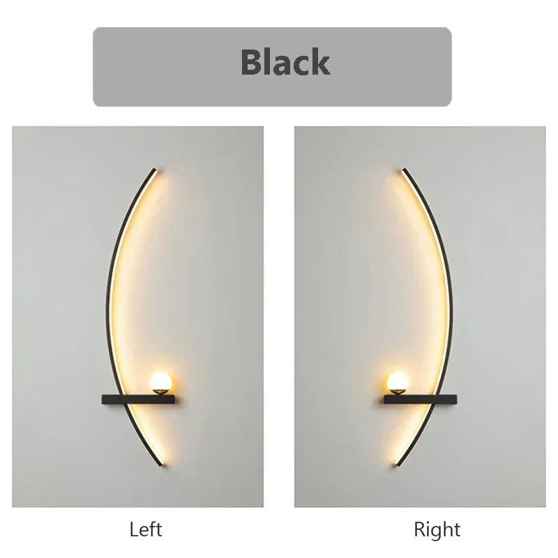 Smart LED Wall Lamp 55/105CM Remote Control Left Right Lighting Bedside Wall Sconces Bedroom Living Room Home Led Lights Lustre