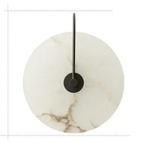 Modern LED Marble Wall Sconce Light Fixture Luminaire Living Room Bedroom Bedside Lamps Round Decoration Stone Decor Indoor gold
