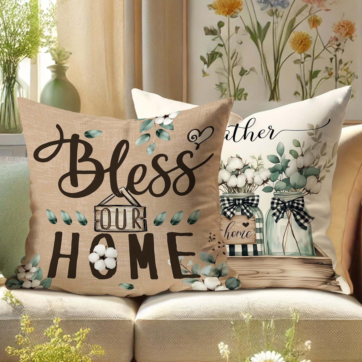 Rustic Throw Pillow Covers