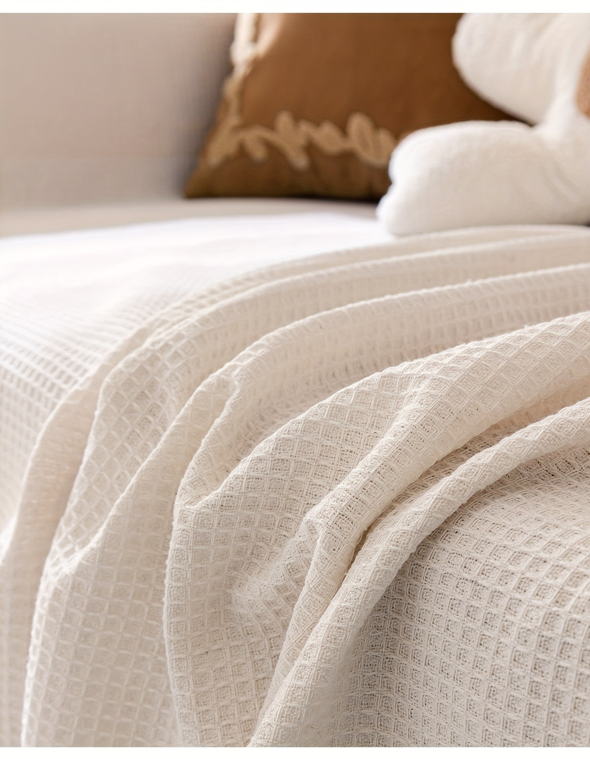 Polyester Sofa Covers with Tassels