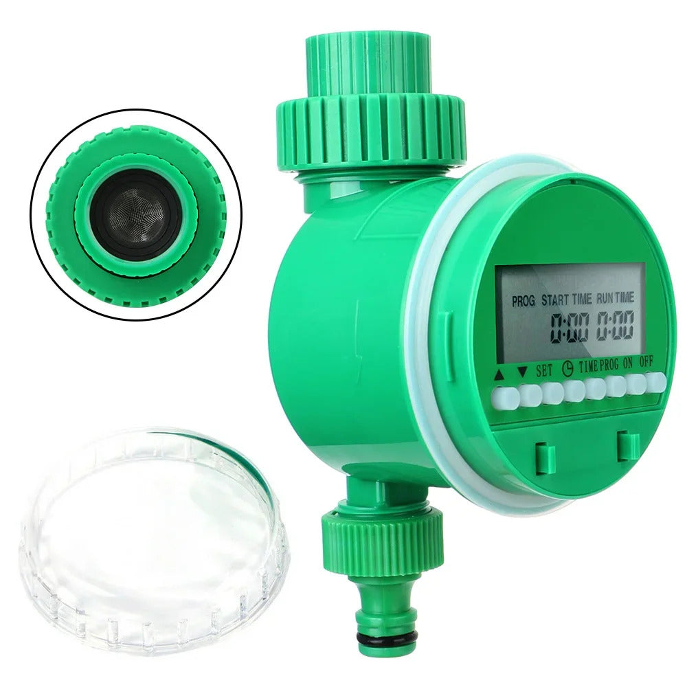 Electronic Automatic Irrigation Timer Plant Watering Control Device with Display Garden Intelligent Valve Watering Outdoor Spray