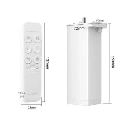Smart life Tuya Zigbee Electric Curtain Motor automatic Intelligent Support Voice Control Tools Alexa Google Assistant 15cm size