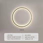 Modern minimalist circular LED wall lamp home designer Decor Circle Nordic Lustre living room and bedroom lighting equipment