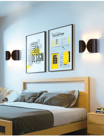 Italian Wall Lamp Metal Sconce Light for Bedroom Living Room Bathroom