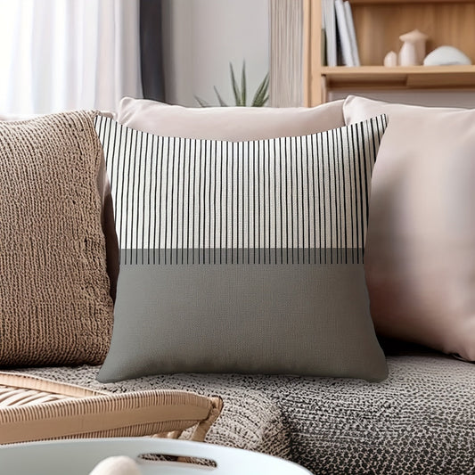 Geometric Linen Pillows