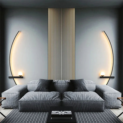 Smart LED Wall Lamp 55/105CM Remote Control Left Right Lighting Bedside Wall Sconces Bedroom Living Room Home Led Lights Lustre