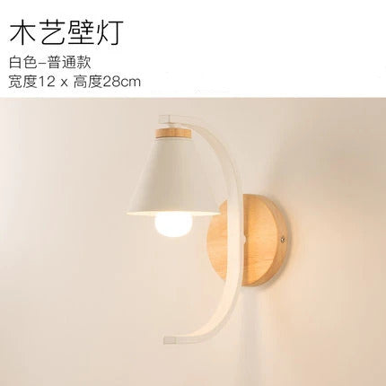 Modern Wood Wall Lamp Creative Resin Model Wall Lamps For Living Room Bedroom Children's Room Nordic Home Decor Light Fixtures