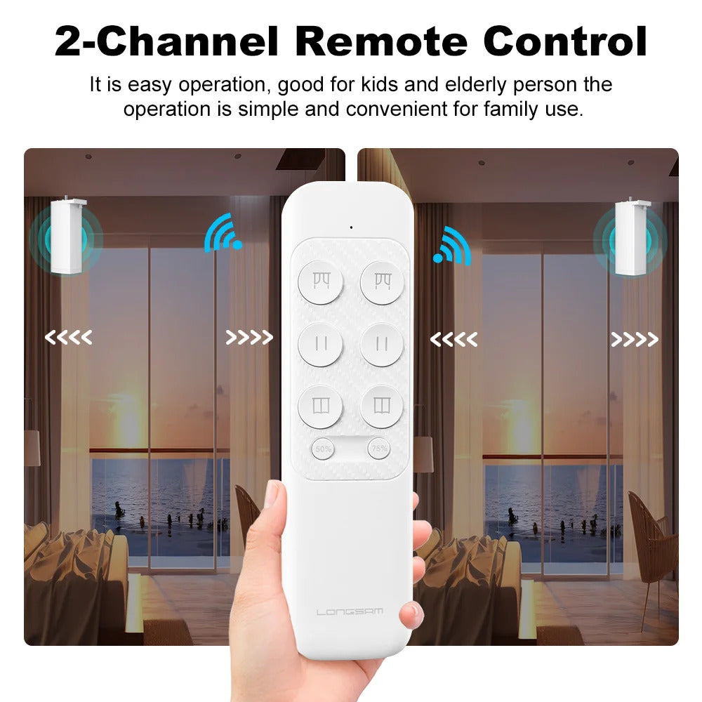 Smart life Tuya Zigbee Electric Curtain Motor automatic Intelligent Support Voice Control Tools Alexa Google Assistant 15cm size