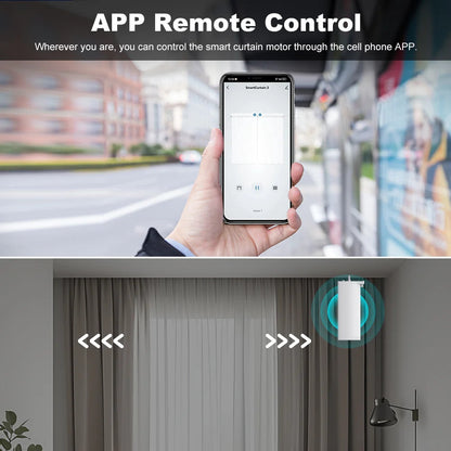 Smart life Tuya Zigbee Electric Curtain Motor automatic Intelligent Support Voice Control Tools Alexa Google Assistant 15cm size