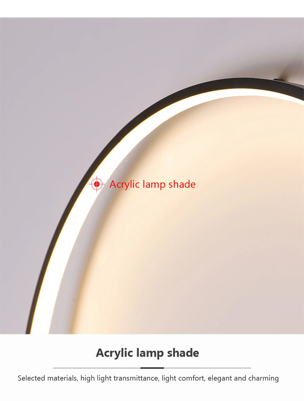 Modern minimalist circular LED wall lamp home designer Decor Circle Nordic Lustre living room and bedroom lighting equipment