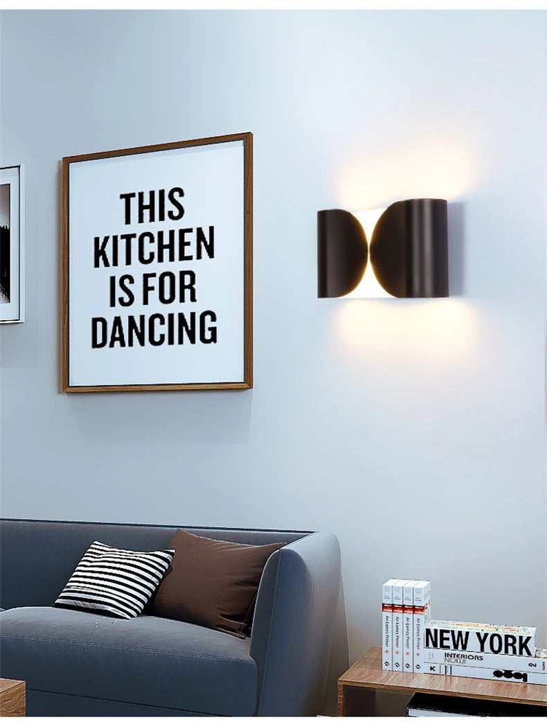 Italian Wall Lamp Metal Sconce Light for Bedroom Living Room Bathroom