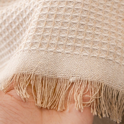 Polyester Sofa Covers with Tassels