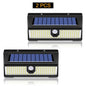 190led Solar Led Light Outdoor Garden Decoration Wall Lamp With 4 Mode IP65 Waterproof Solar Motion Sensor Light For Yard Door