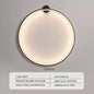 Modern minimalist circular LED wall lamp home designer Decor Circle Nordic Lustre living room and bedroom lighting equipment