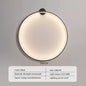 Modern minimalist circular LED wall lamp home designer Decor Circle Nordic Lustre living room and bedroom lighting equipment