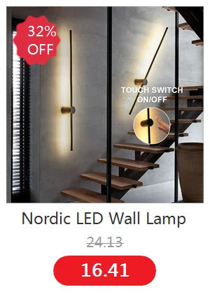 Waterproof IP65 LED Long Wall Sconce Lamp Garden Light Decoration Outdoor Lighting AC85-265V Sconce Luminaire External Sconce
