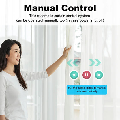 Smart life Tuya Zigbee Electric Curtain Motor automatic Intelligent Support Voice Control Tools Alexa Google Assistant 15cm size