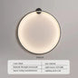 Modern minimalist circular LED wall lamp home designer Decor Circle Nordic Lustre living room and bedroom lighting equipment