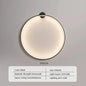 Modern minimalist circular LED wall lamp home designer Decor Circle Nordic Lustre living room and bedroom lighting equipment